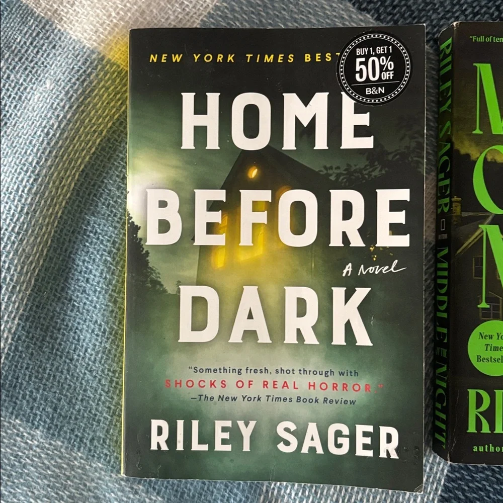 Riley Sager Book Set - Green, Blue Covers - Picture 2 of 7